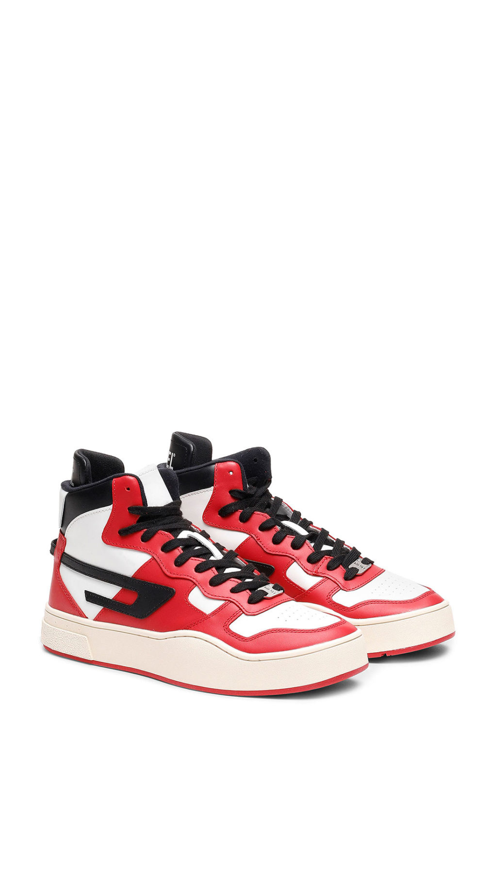 Deportivas Diesel altas con logotipo de la letra D