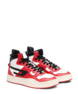 Deportivas Diesel altas con logotipo de la letra D