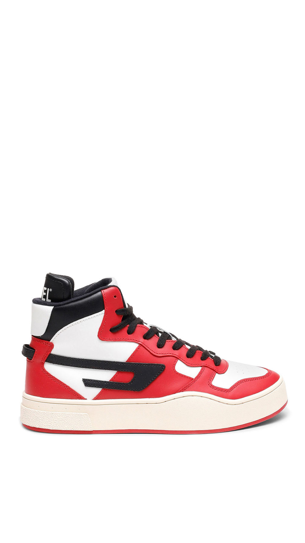 Deportivas Diesel altas con logotipo de la letra D