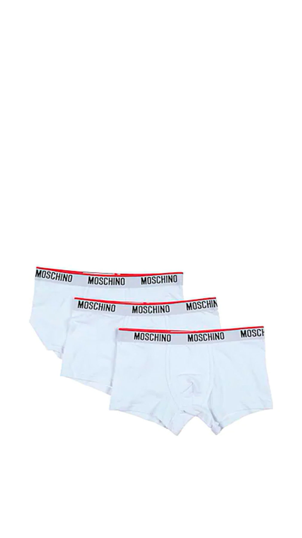 Bóxer Moschino pack de tres en blanco