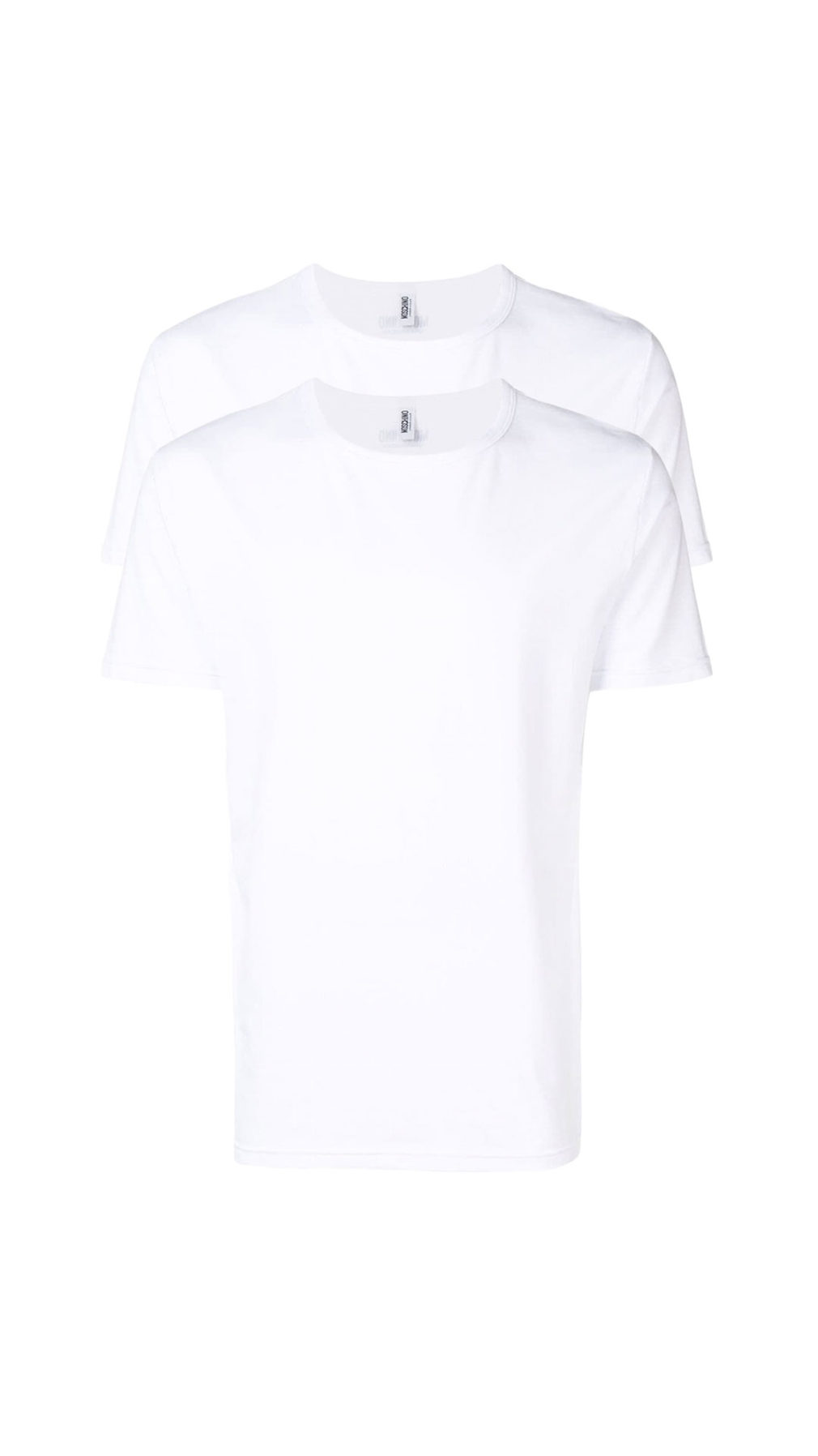 Camiseta Moschino pack de dos en blanco