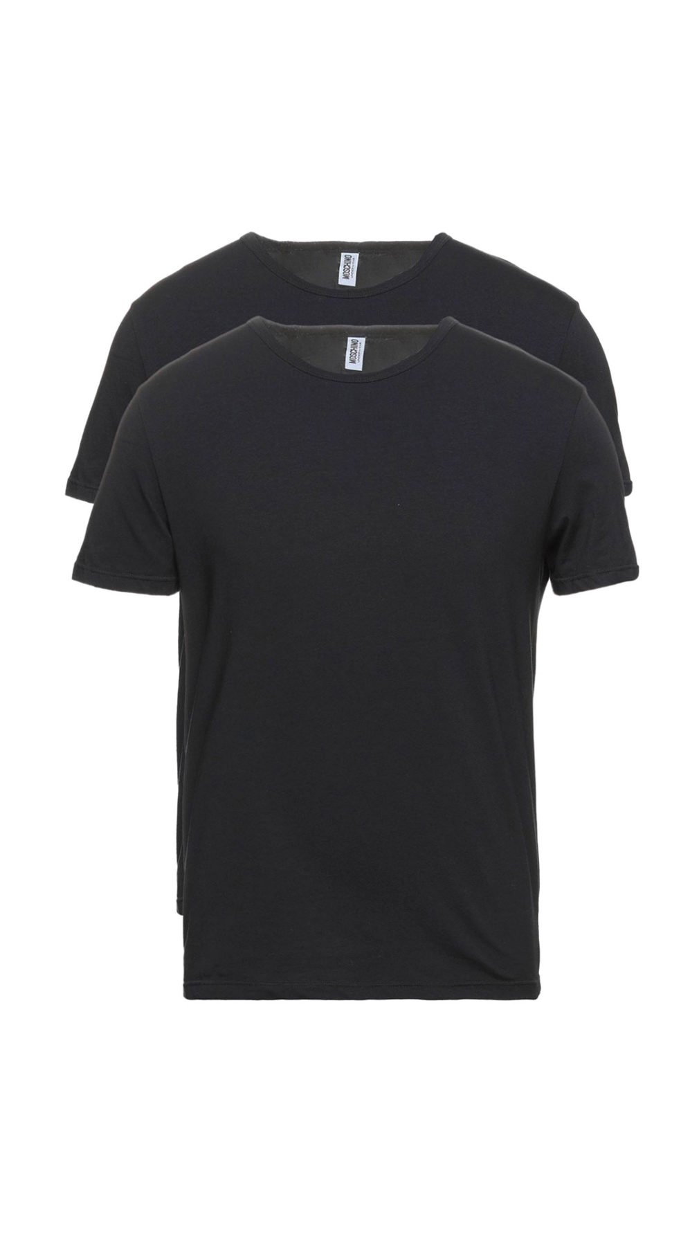 Camiseta Moschino pack de dos en negro 
