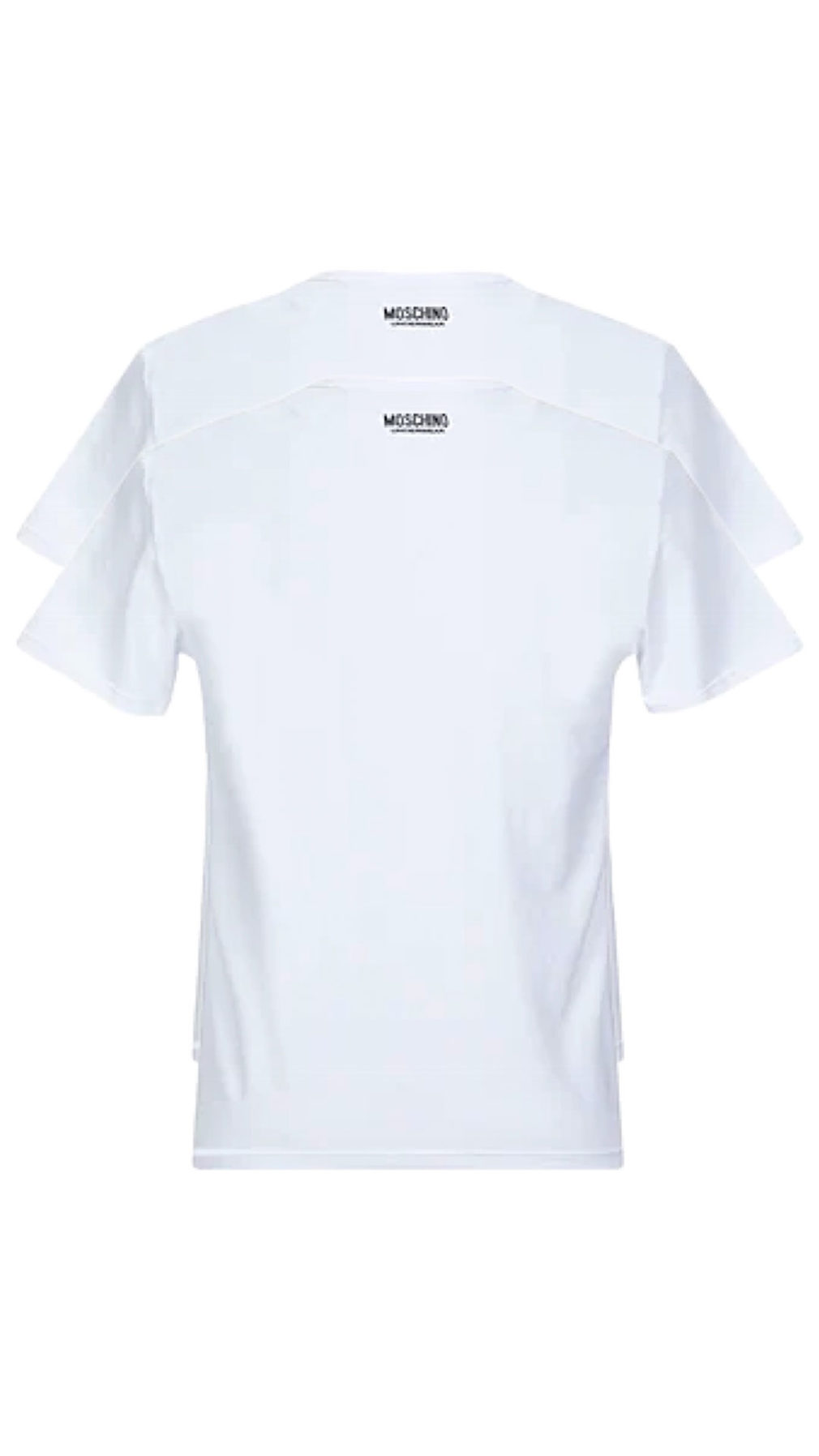 Camiseta Moschino pack de dos en blanco