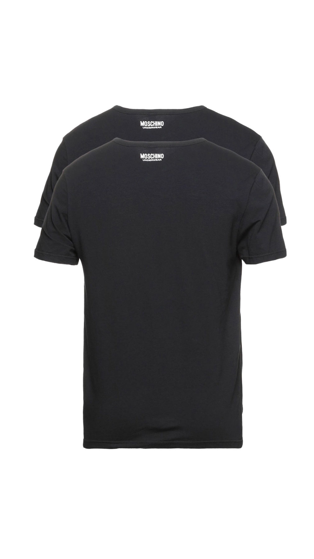 Camiseta Moschino pack de dos en negro 