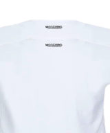Camiseta Moschino pack de dos en blanco