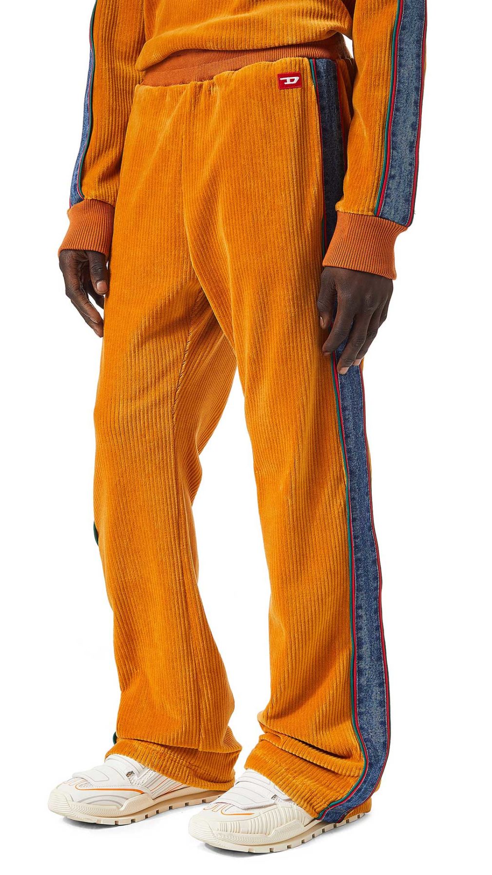Pantalones Diesel deportivos modelo bootcut de corte regular