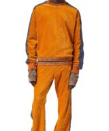 Pantalones Diesel deportivos modelo bootcut de corte regular