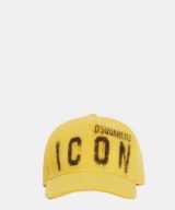 Gorra amarilla con logo Dsquared2 Icon parte delantera