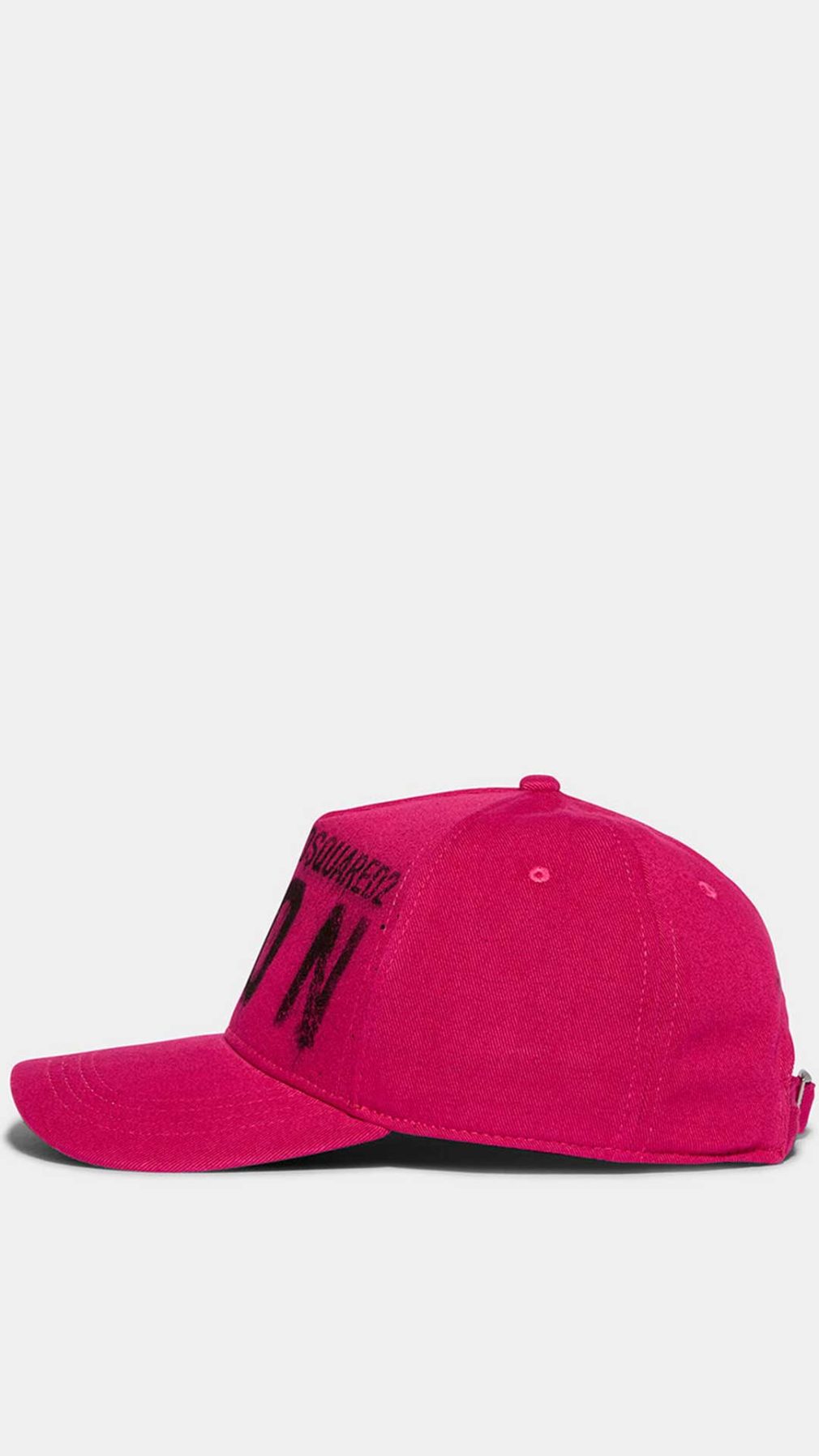 Gorra morada con logo Dsquared2 Icon parte delantera