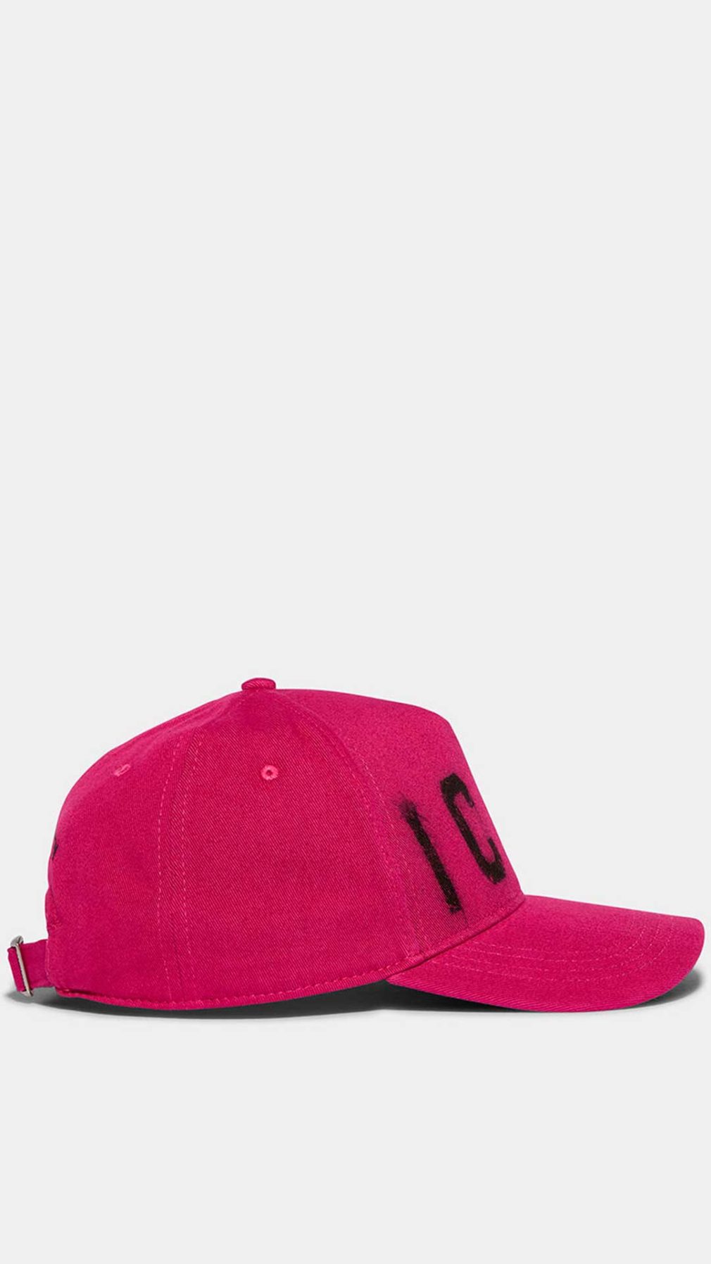 Gorra morada con logo Dsquared2 Icon parte delantera