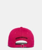 Gorra morada con logo Dsquared2 Icon parte delantera