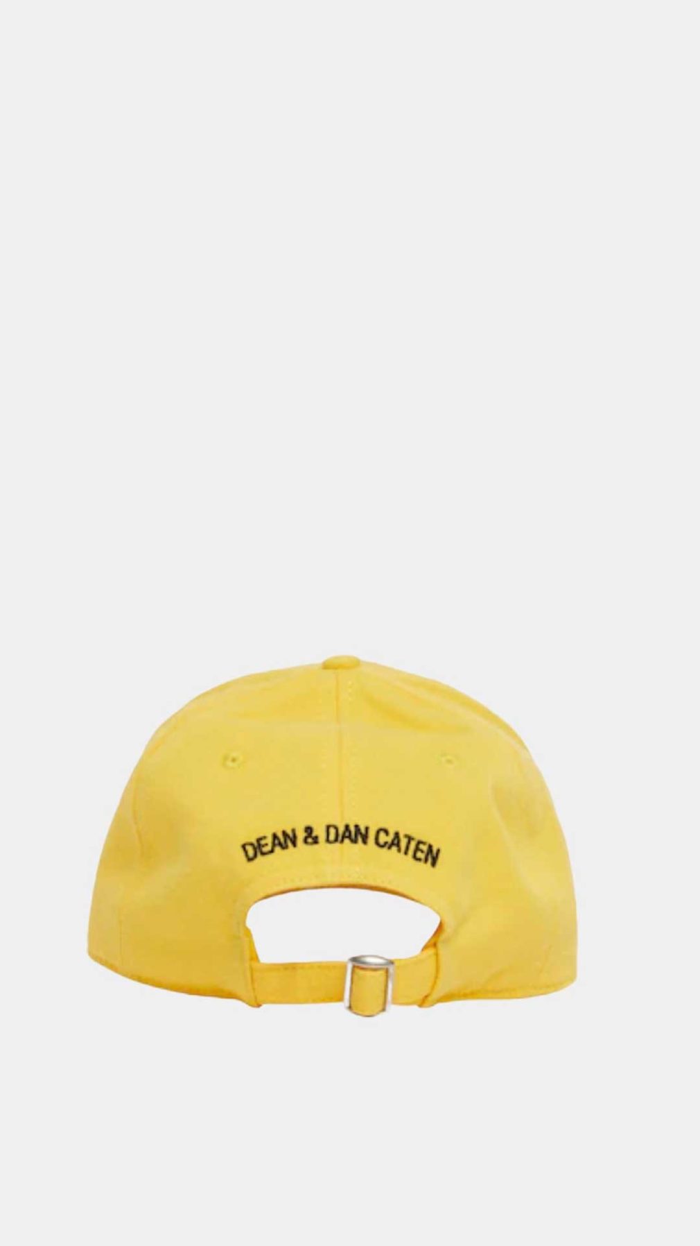 Gorra amarilla con logo Dsquared2 Icon parte delantera