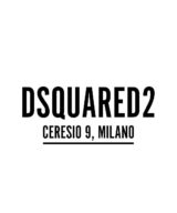Camiseta blanca Dsquared2 con logo en la parte delantera