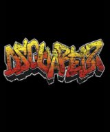 Camiseta Dsquared2 con logo grafiti en la parte delantera