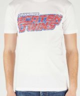 Camiseta blanca DSquared2 Caten Twins logo parte delantera