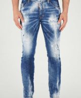Jeans Skater Dsquared2 etiqueta estampado hoja Canadá