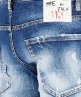 Jeans Skater Dsquared2 con motivos florales en los parches