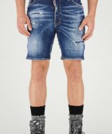 Pantalón corto etiqueta con logo Canadian label Dsquared2