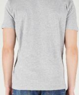 Camiseta gris Dsquared2 con logo estampado en l aparte delantera