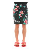 Pantalón corto Moschino estampado en todo el tejido con logotipo