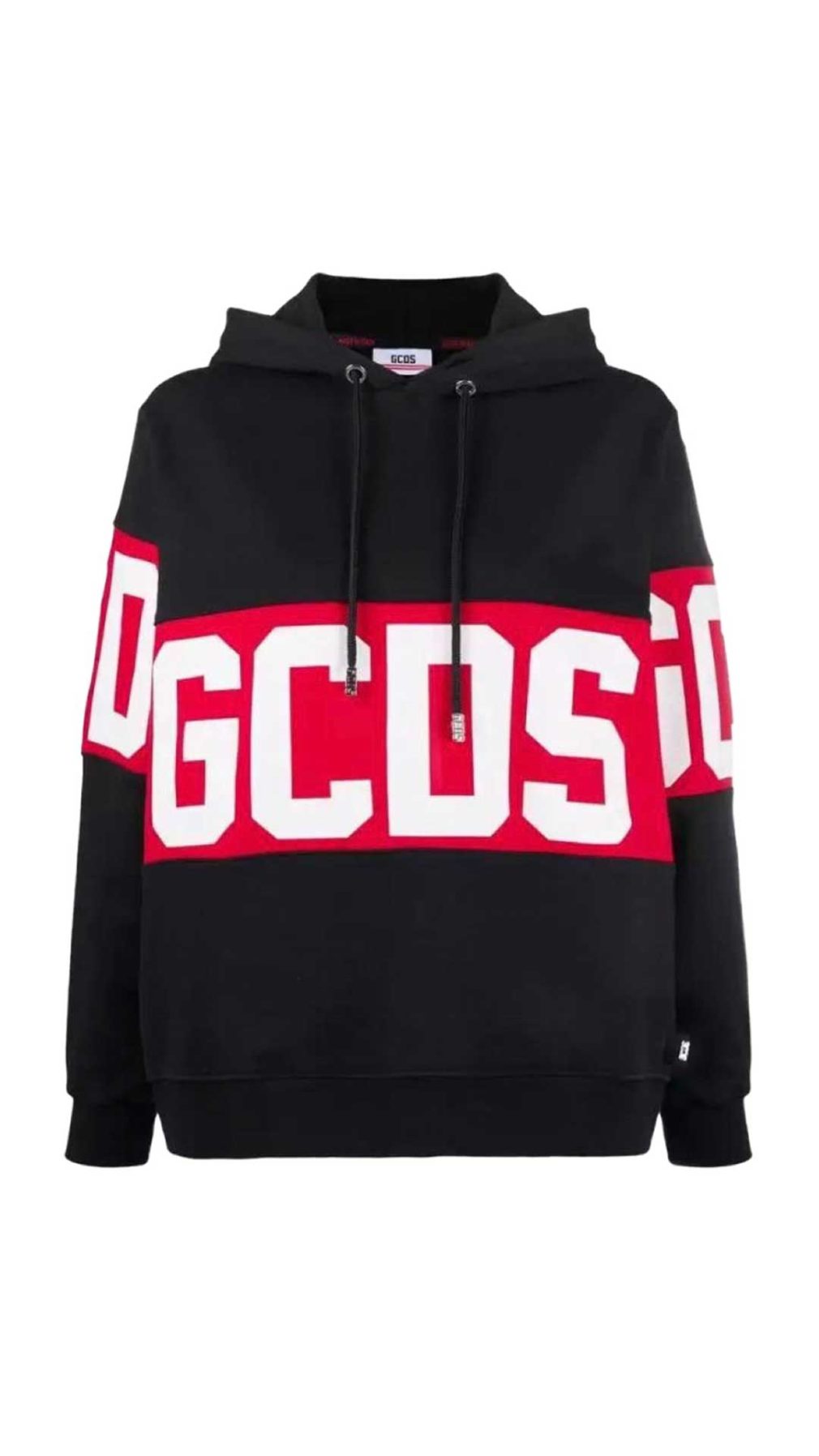 Sudadera GCDS con capucha logo en la parte delantera y trasera