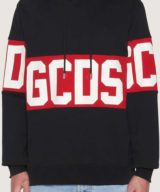 Sudadera GCDS con capucha logo en la parte delantera y trasera