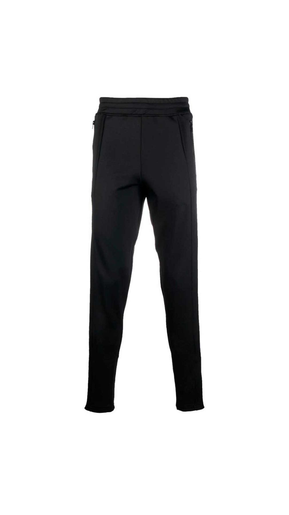 Pantalón Moschino con bandas laterales en contraste con logo Double Question Mark