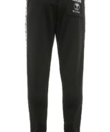 Pantalón Moschino con bandas laterales en contraste con logo Double Question Mark