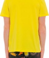 Camiseta amarilla con logo  Moschino Smiley® bordado en la parte delantera