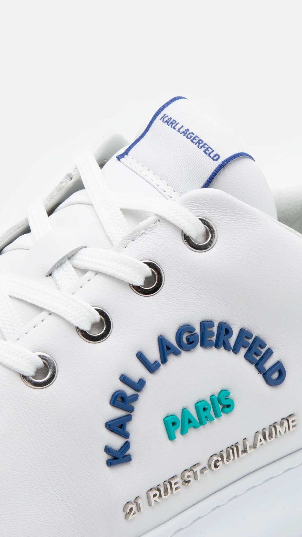 Deportiva Karl Lagerfeld con icónico logotipo de Rue St-Guillaum