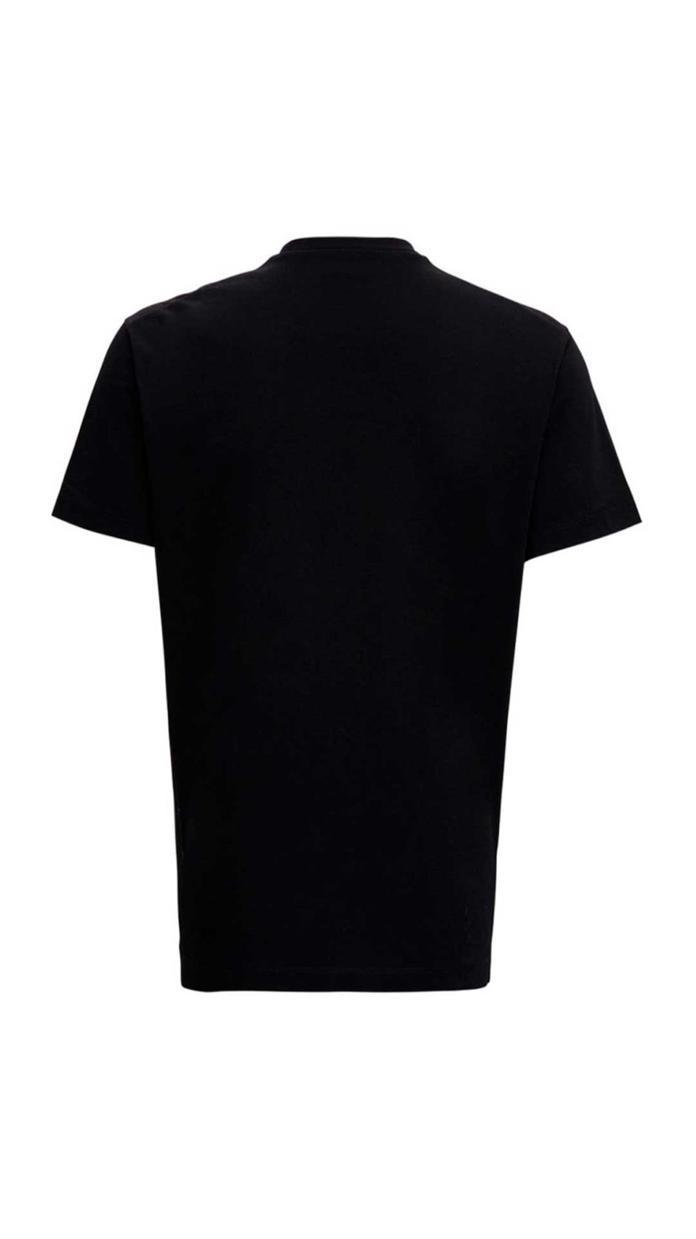 Camiseta negra Dsquared2 con logo en la parte delantera