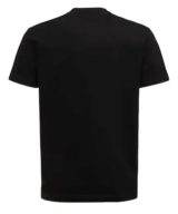 Camiseta negra Dsquared2 con logo en colores en parte delantera