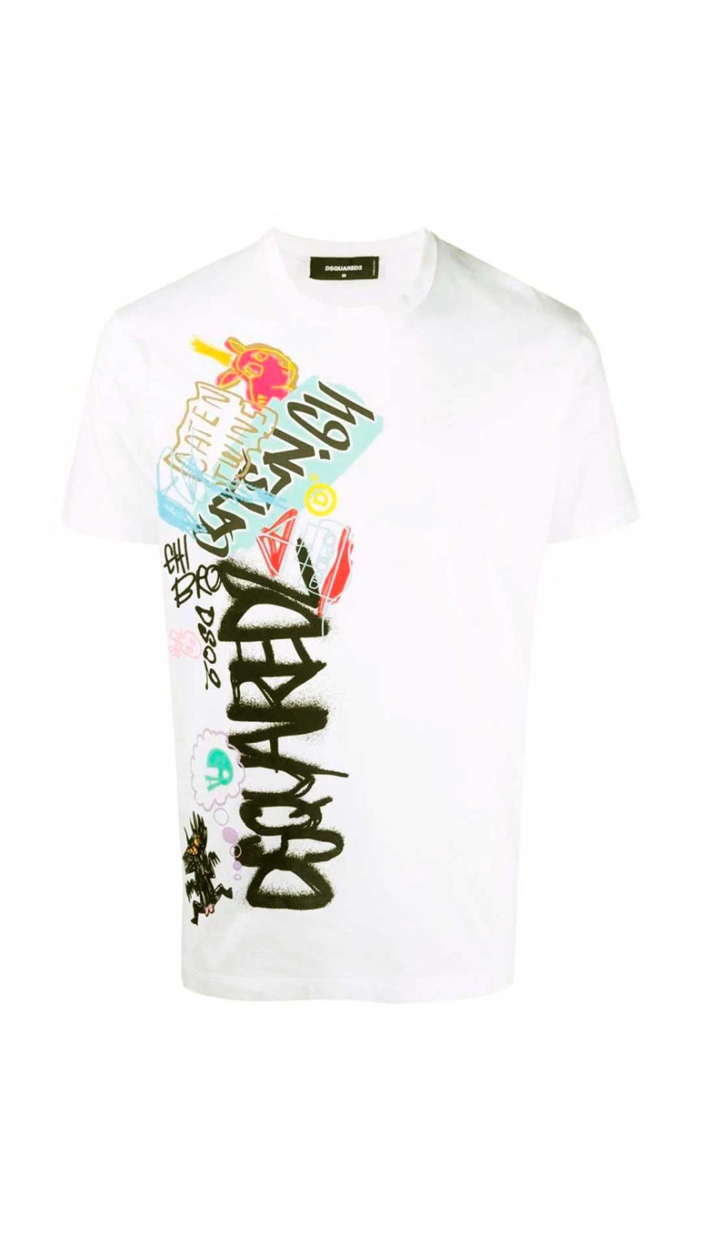 Camiseta Dsquared2 con estampado grafico y logo de la marca
