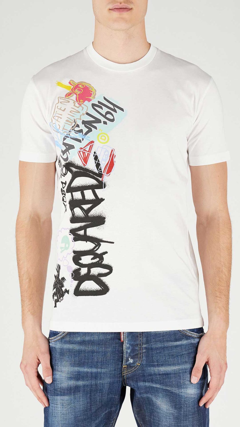 Camiseta Dsquared2 con estampado grafico y logo de la marca