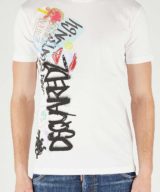 Camiseta Dsquared2 con estampado grafico y logo de la marca