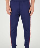 Pantalón deportivo Dsquared2 azul con cinta en lateral con logo