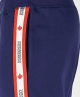 Pantalón deportivo Dsquared2 azul con cinta en lateral con logo