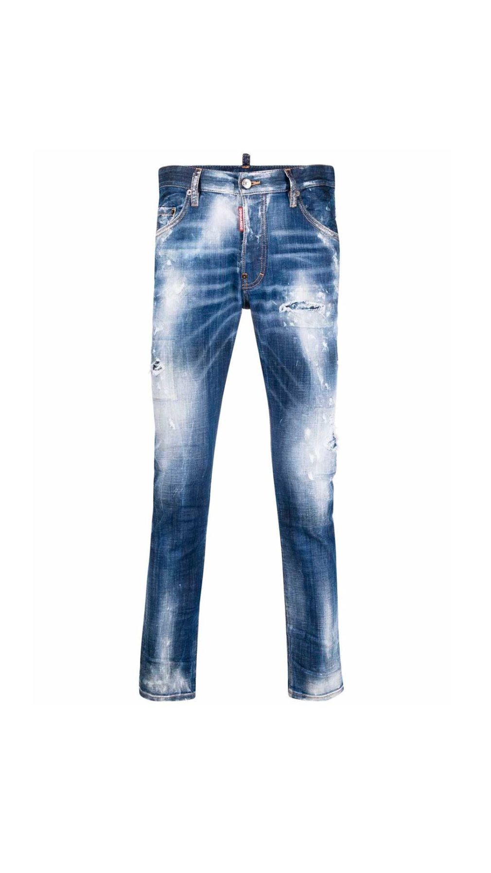 Jeans Skater Dsquared2 etiqueta estampado hoja Canadá