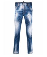 Jeans Skater Dsquared2 etiqueta estampado hoja Canadá