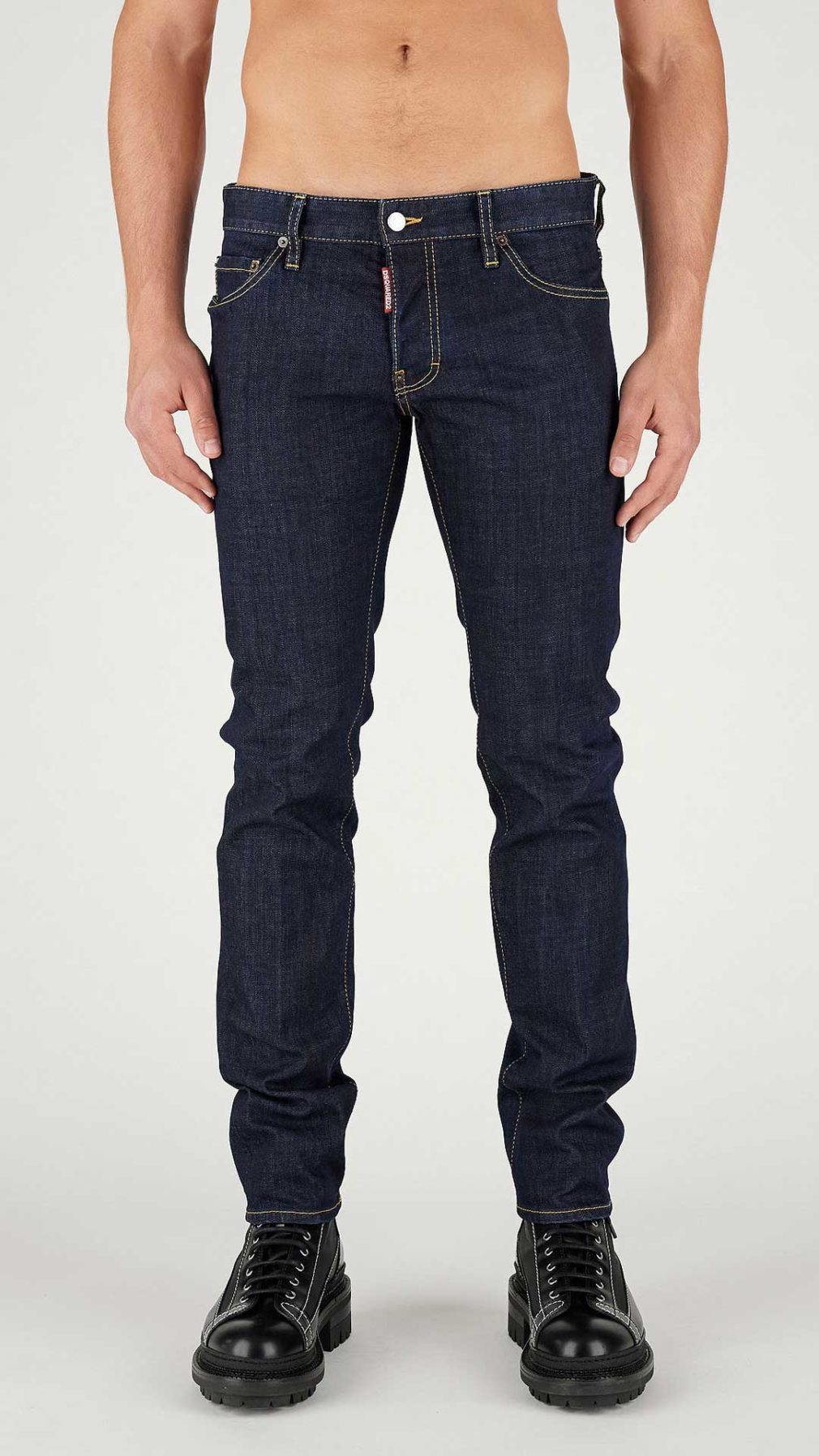 Jeans Slim Dsquared2 con logotipo en el bolsillo trasero