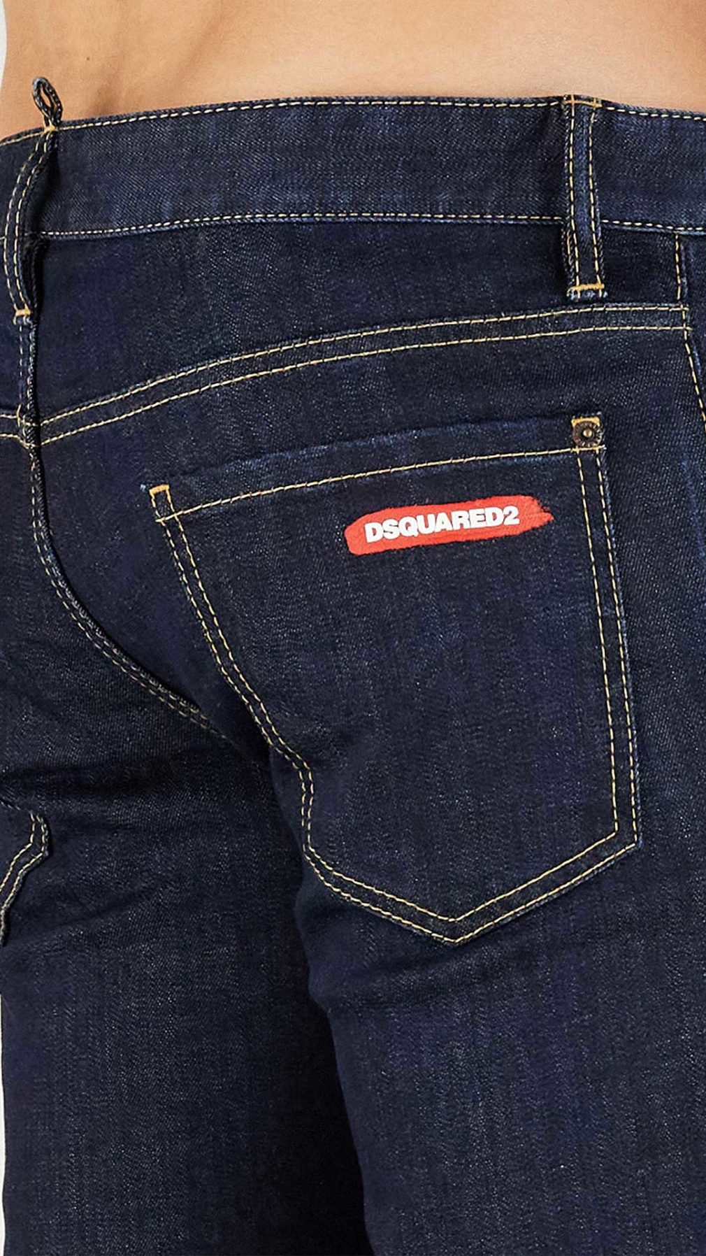 Jeans Slim Dsquared2 con logotipo en el bolsillo trasero