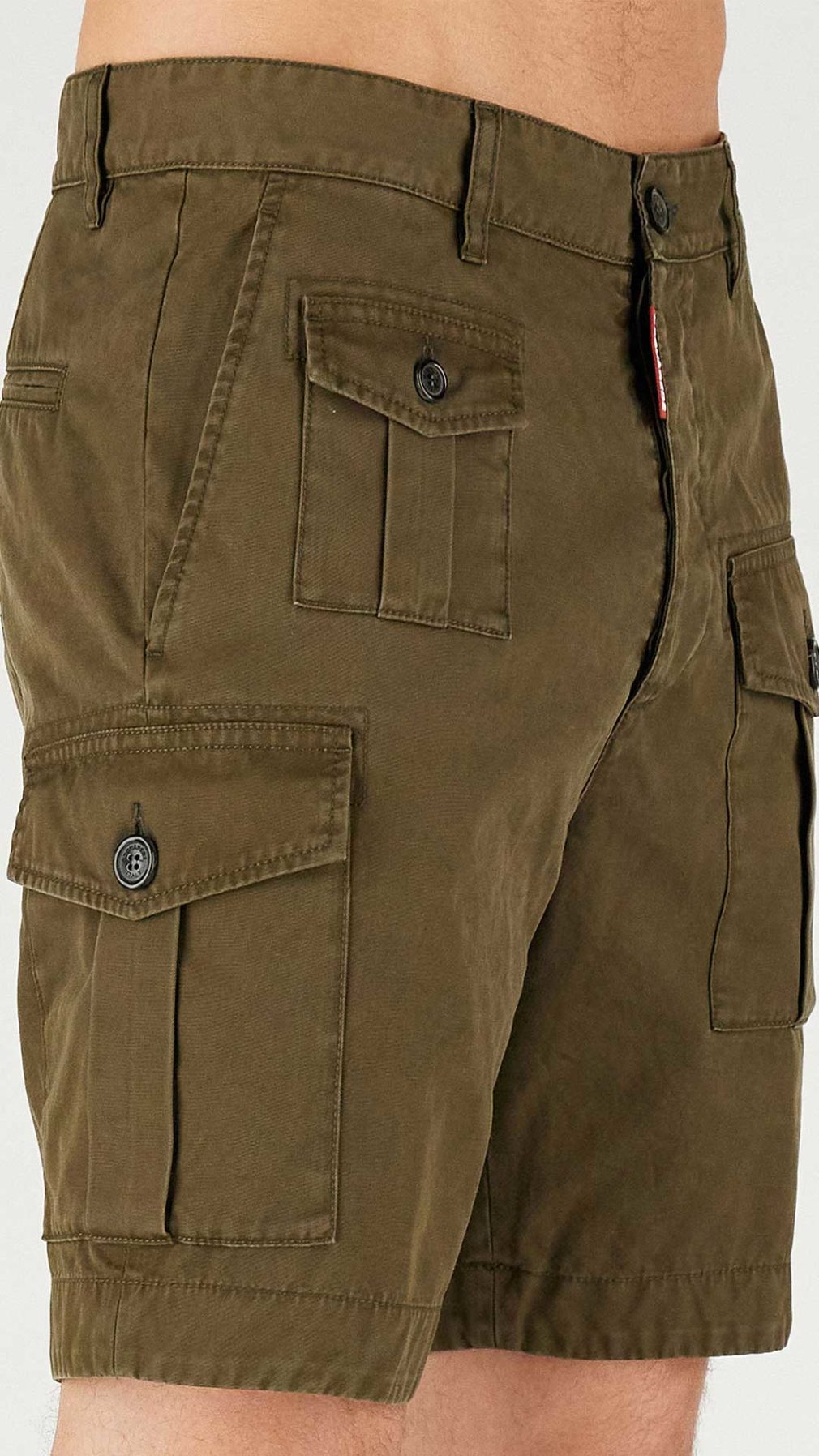 Pantalón corto Dsquared2 cargo marine en verde