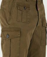 Pantalón corto Dsquared2 cargo marine en verde