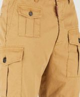 Pantalón corto Dsquared2 cargo marine en camel