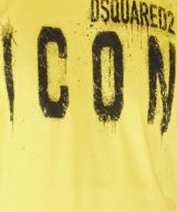 Camiseta amarilla Dsquared2 con logotipo Icon