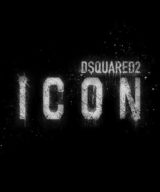 Camiseta negra Dsquared2 con logotipo Icon