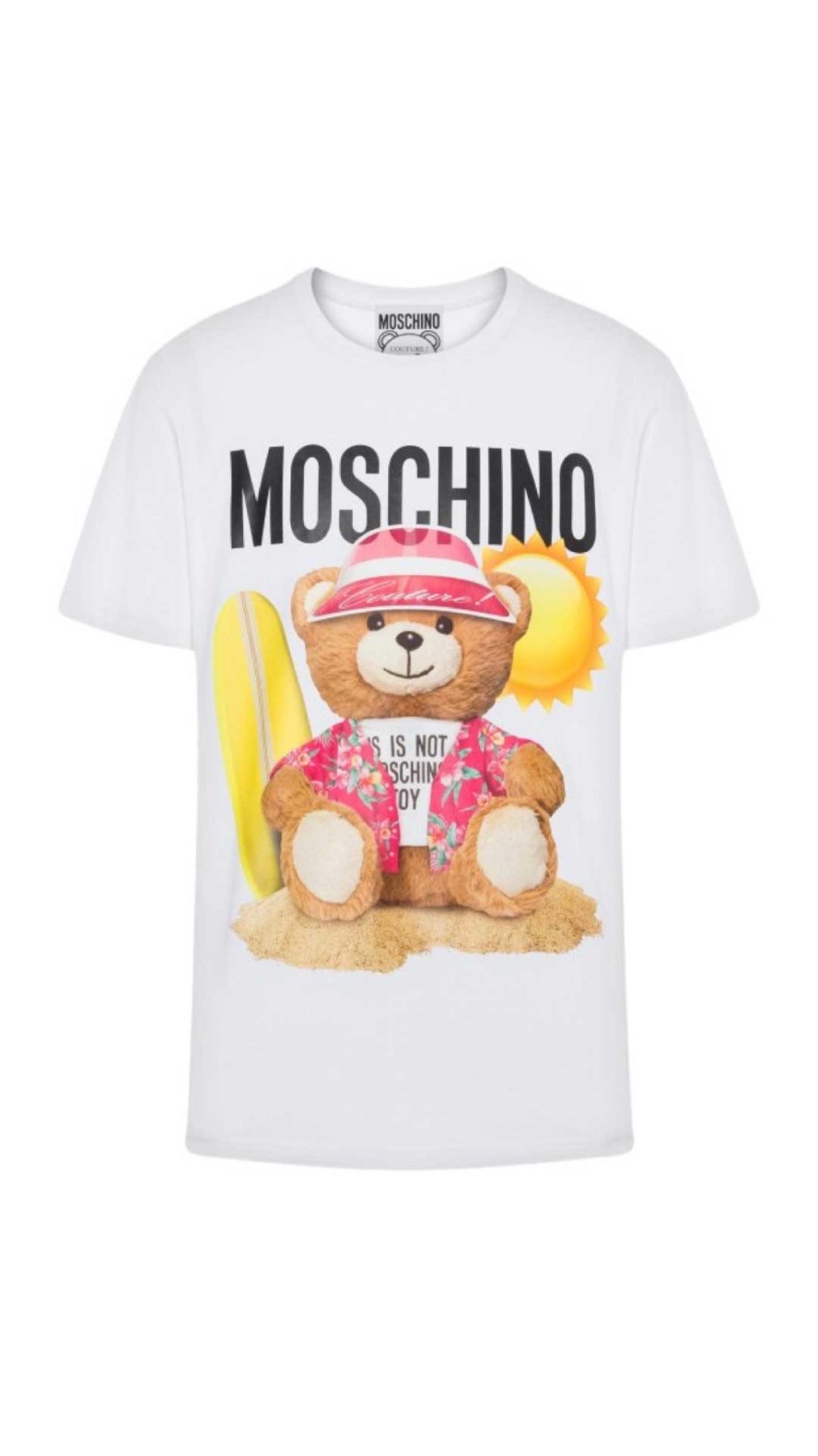 Camiseta Moschino con estampado Moschino Teddy Bear surfista