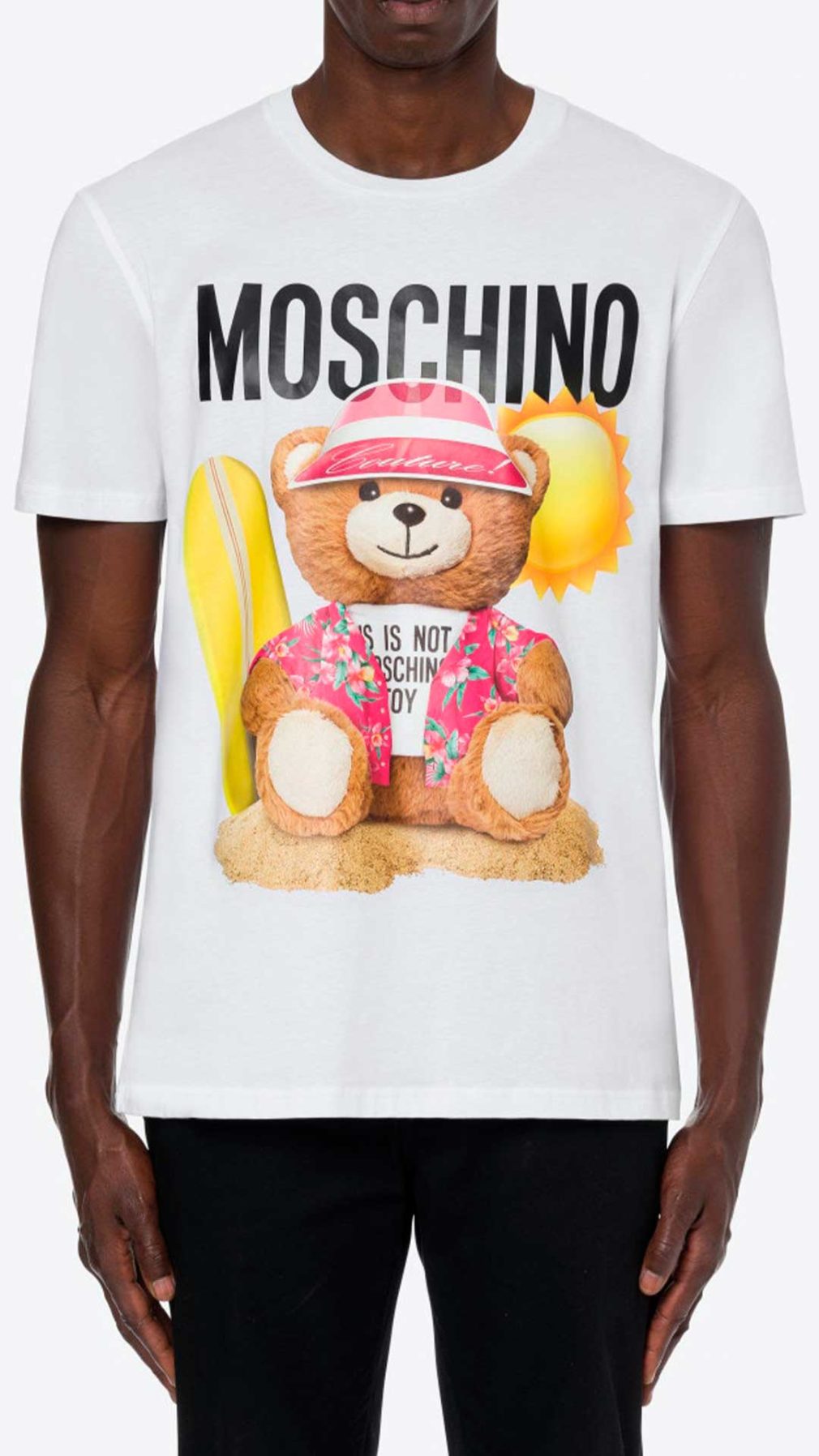 Camiseta Moschino con estampado Moschino Teddy Bear surfista