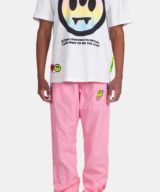 Camiseta blanca Barrow con serigrafía en delantero y en la parte trasera