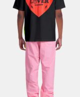 Camiseta negra Barrow con serigrafía en delantero y en la parte trasera con logotipo